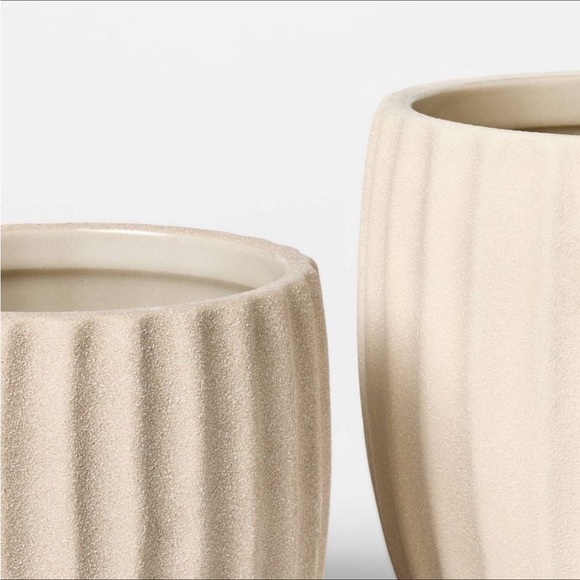Set of 2 Matte Ceramic Canisters - Threshold™ designed with Studio McGee - Picture 3 of 3